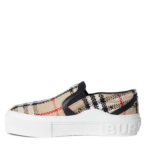 burberry sneakers slip on|padded classic burberry sneakers.